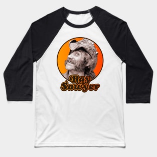 Ray Sawyer ))(( Retro Dr Hook Rock Tribute Baseball T-Shirt